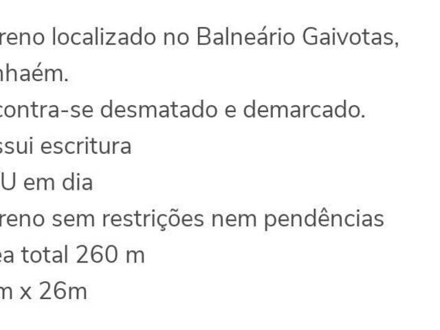 #577 - Terreno para Venda em Itanhaém - SP